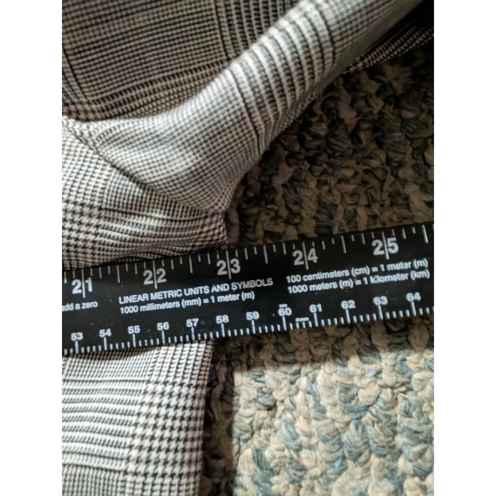Jos. A. Bank Travelers Collection Mens 46S Grey Glen Plaid 100% Wool Blazer Coat